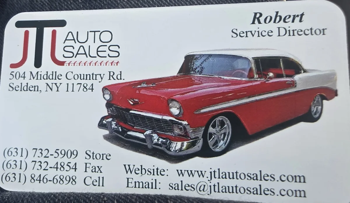 JTL Auto Sales's business card